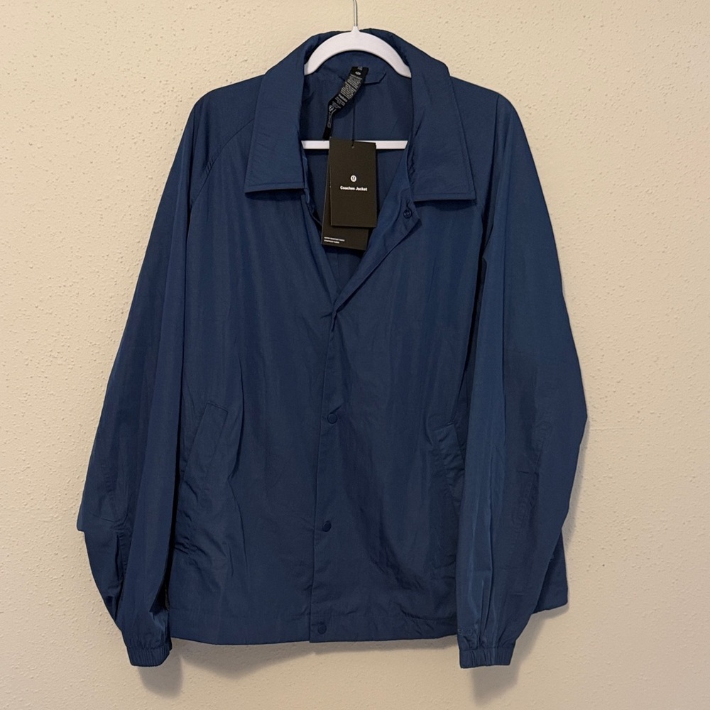 Lululemon Coaches Jacket Mens 2XL Blue New with tags